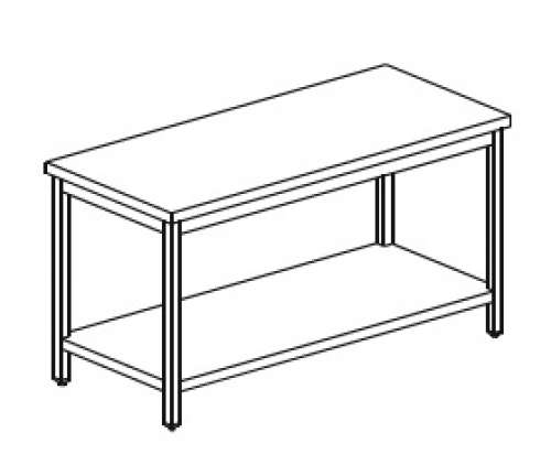 Masa de lucru inox model-TL 6-6