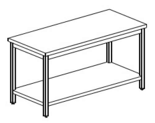 Masa de lucru inox model-STL 70-70